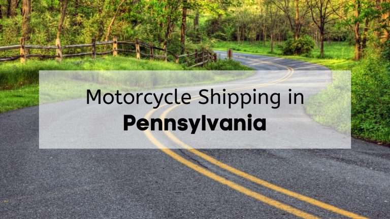 Pennsylvania Motorcycle Shipping - Federal Motorcycle Shipping - PA Motorcycle Transport