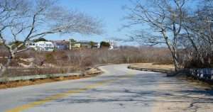 Winding roads in Route 6A, Provincetown, Cape Cod